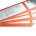 Custom anti-counterfeiting paper printing hot foil hologram security ticket for games